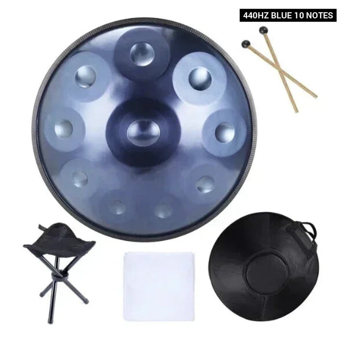 432Hz 440Hz 9 10 12 Notes D Major Professional Authentic Handpan Steel Tongue Drum For Yoga And Meditation