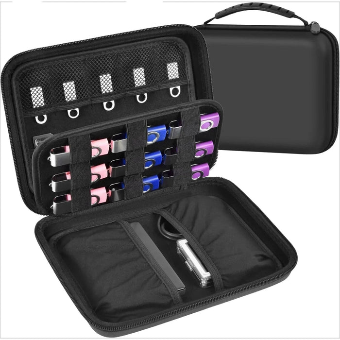 Usb Flash Drive Case - Thumb Drive Holder Organizer Memory Card Sd Sdxc Sdhc Card Storage Bag