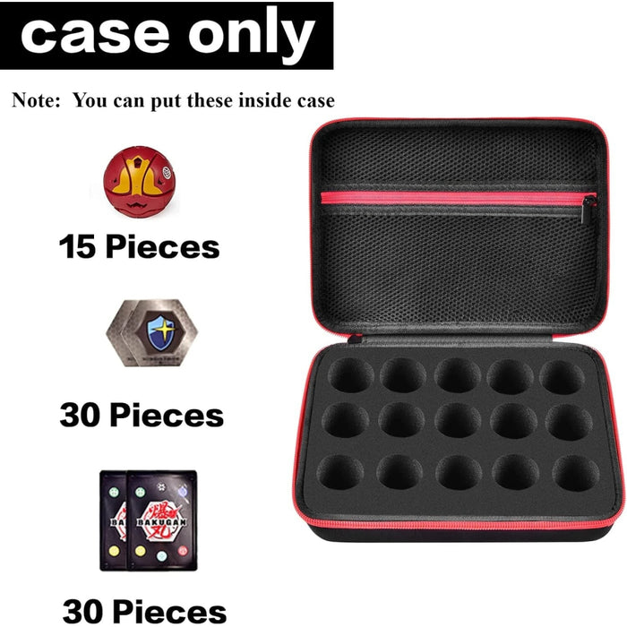 Toy Organizer Storage Case Compatible With Bakugan Figures Bakucores And Armored Alliance Geogan Rising Battle Action Figure