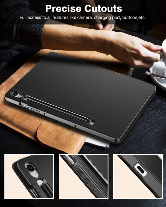 For Samsung Galaxy Tab S9 Fe 2023 Slim Stand Protective Case With S Pen Holder