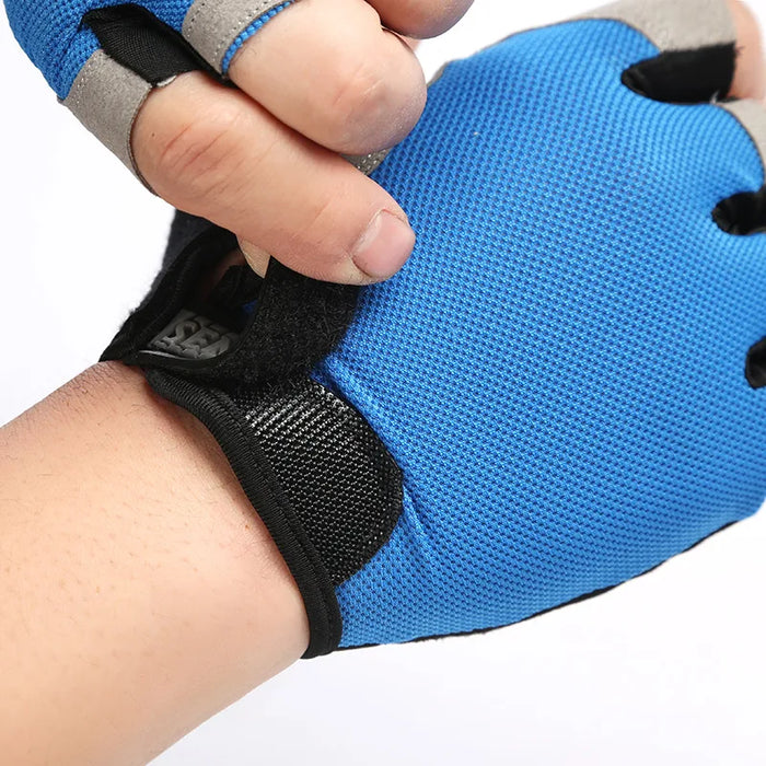 Breathable Fingerless Gym Gloves For Fitness Training