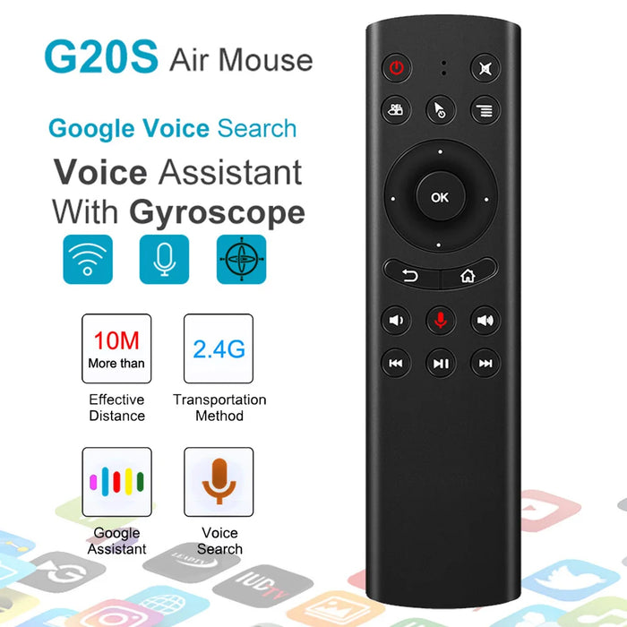 2.4G Voice Remote Control For Android Tv Box & Pc - G20S Air Mouse With Gyroscope & Ir Learning