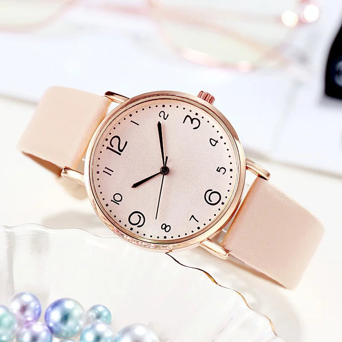 Leather Analog Watch for Women