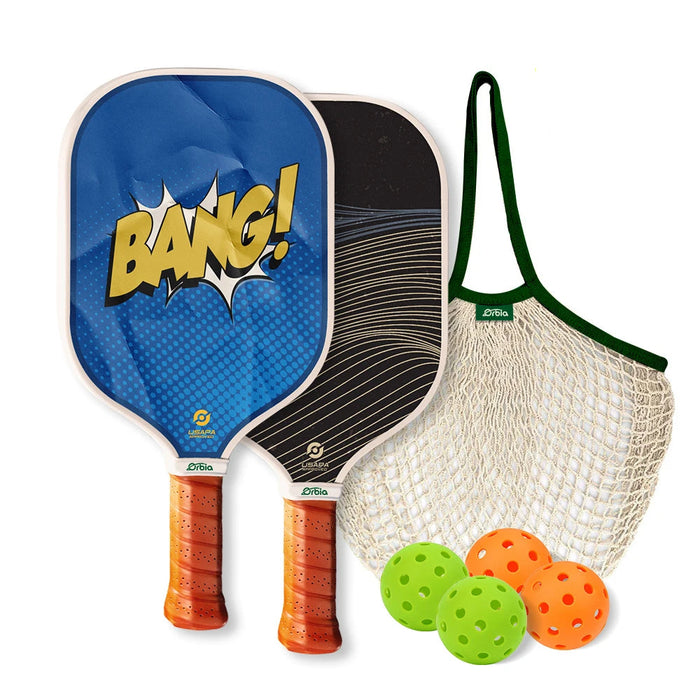 Lightweight Pickleball Paddle Set L For Beginners Comfort Grip Great Control