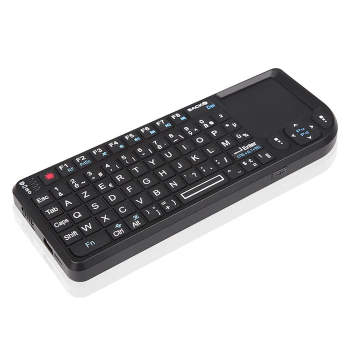 2.4G Mini Wireless Keyboard With 7 Colour Backlit Touchpad - English / Russian / Spanish / French - Android Tv Box / Pc / Tablet