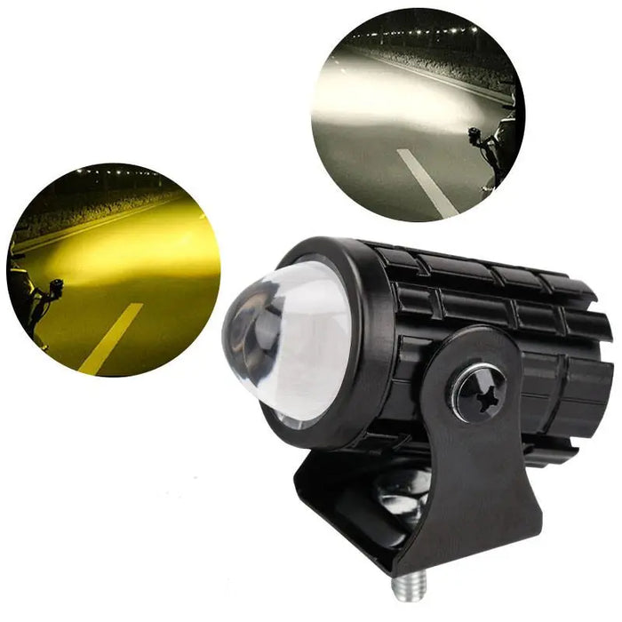 1pcs Mini Driving LED Projector Lens Motorcycle Headlight For Auxiliary Spotlight Lamp