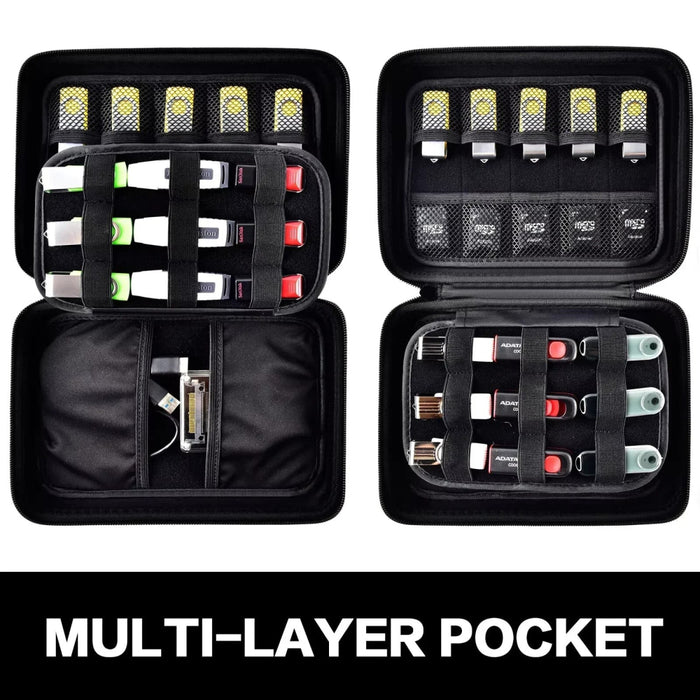 Usb Flash Drive Case - Thumb Drive Holder Organizer Memory Card Sd Sdxc Sdhc Card Storage Bag