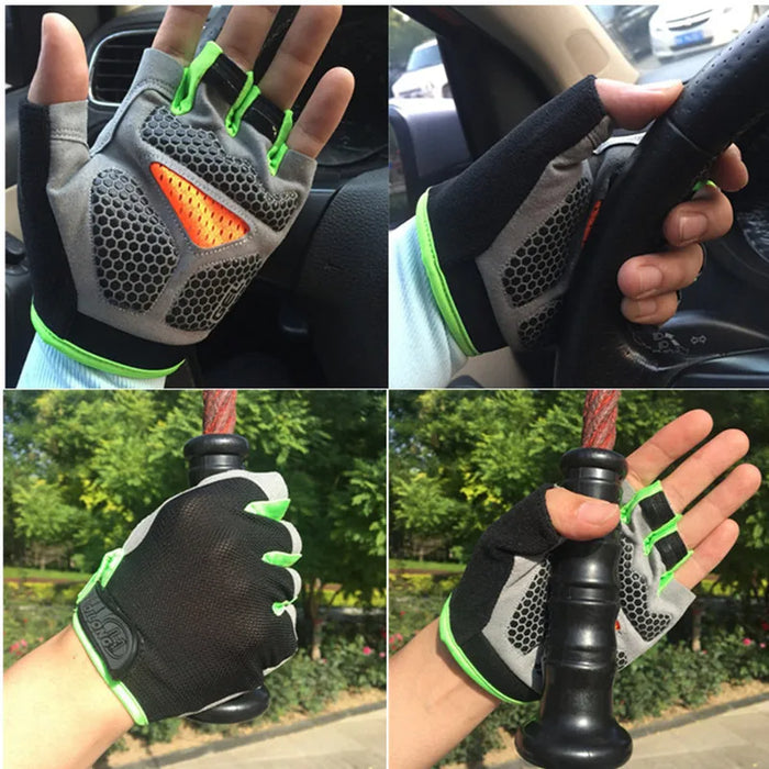 Breathable Half Finger Cycling Gloves