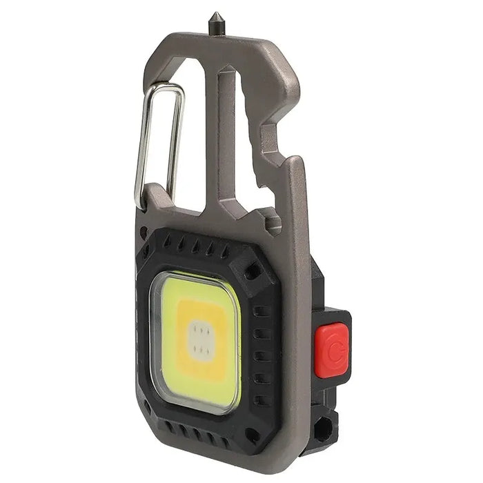 8 Mode Rechargeable LED Keychain Light for Outdoor Use