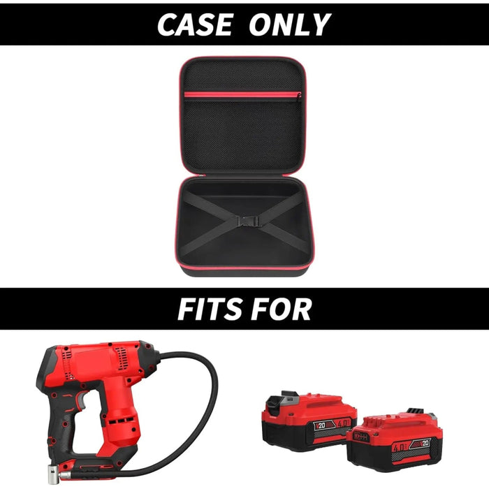 Case Compatible With Craftsman V20 Cordless Tire Inflator Portable Air Compressor Pump Digital Gauge & Bare Tool Bag