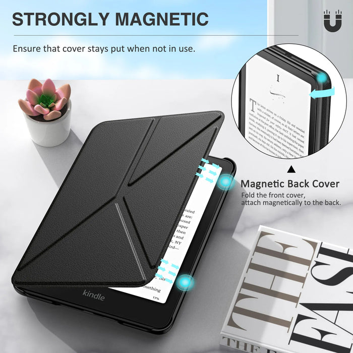 For 7" Kindle Paperwhite 12Th-2024 And Kindle Coloursoft Signature Edition 2024 Origami Standing Shell Case