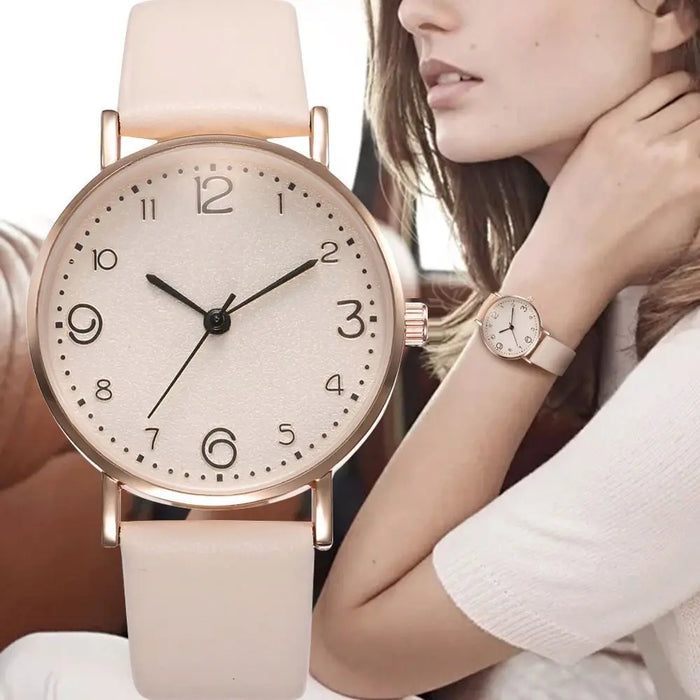 Leather Analog Watch for Women