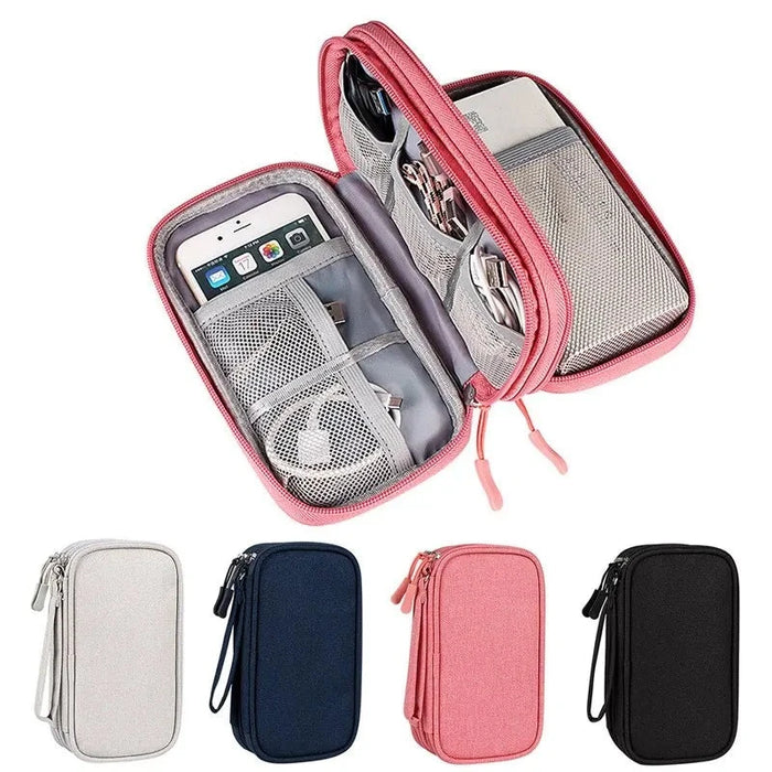 Compact Multi Layer Digital Storage Bag for Travel