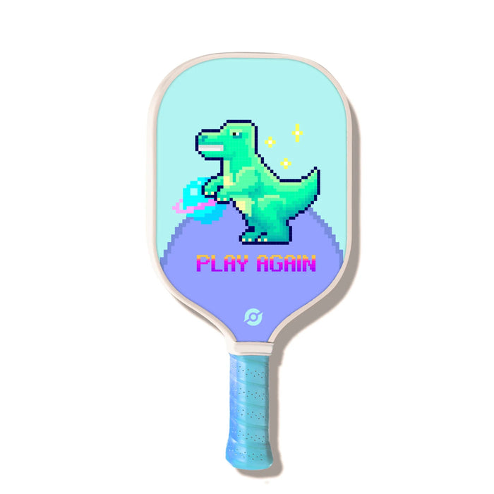 Kids Pickleball Paddle Set 2 Glass Fiber Paddles 4 Pickle Balls Pp Honeycomb Core