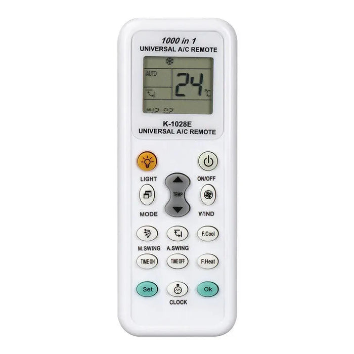 Universal A / C Remote Control K1028E For All Major Brands - Lcd Display