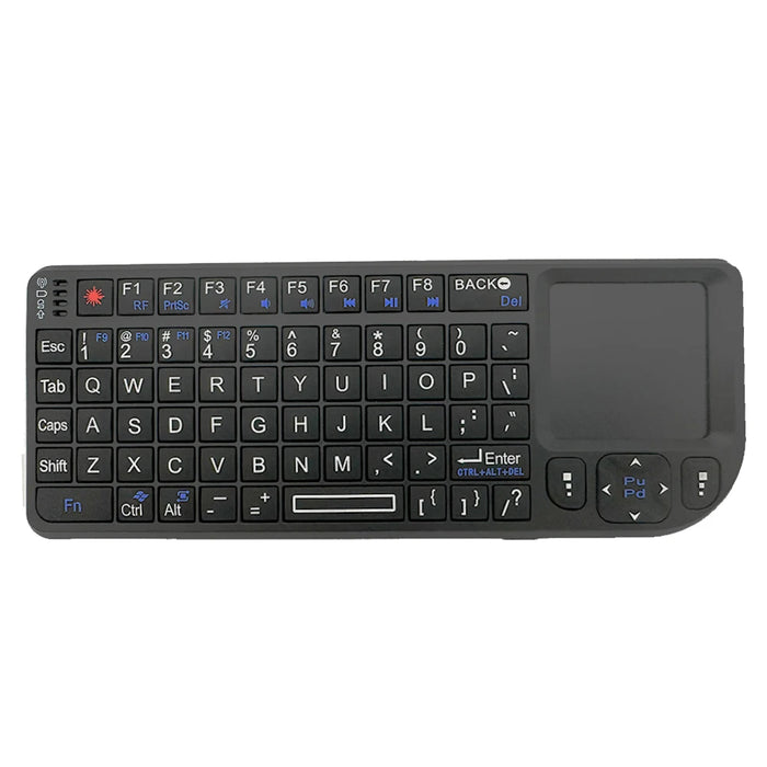 7 - Colour Backlit Wireless Keyboard With Touchpad & Flashlight - Pc / Smart Tv Box Compatible