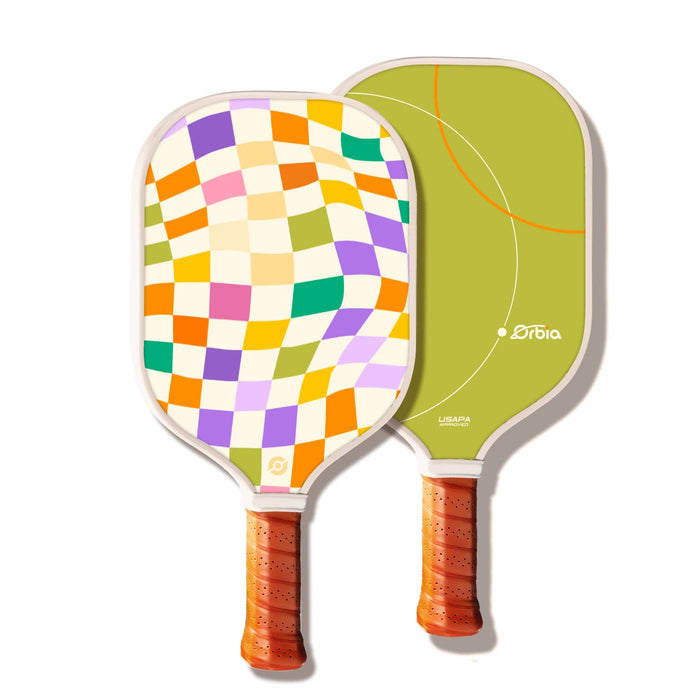 Beginner Pickleball Paddle Set 2 Glass Fiber Paddles 4 Balls