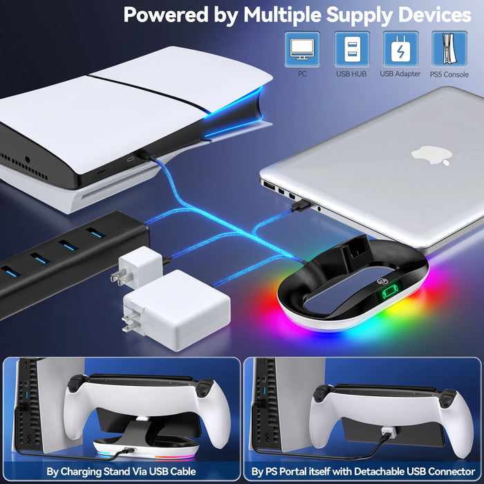 Ps Portal Charger Stand 9 Lights