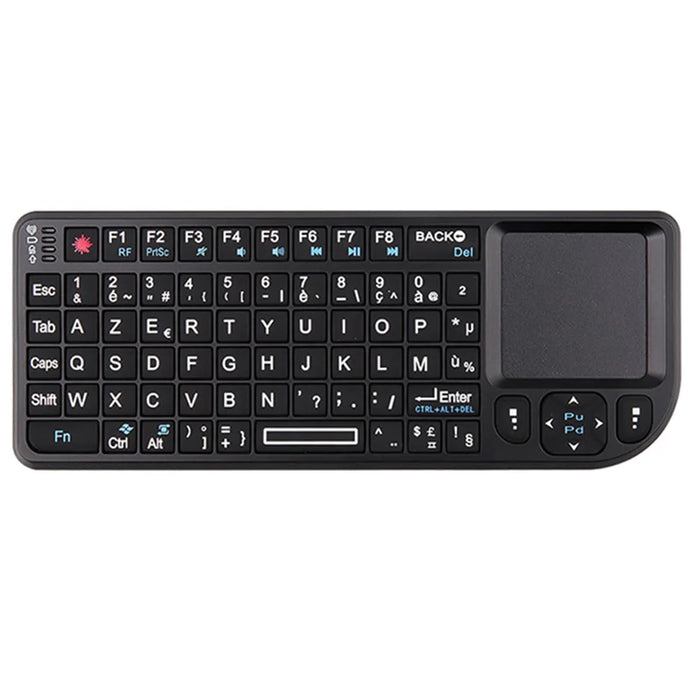 7 - Colour Backlit Wireless Keyboard With Touchpad & Flashlight - Pc / Smart Tv Box Compatible