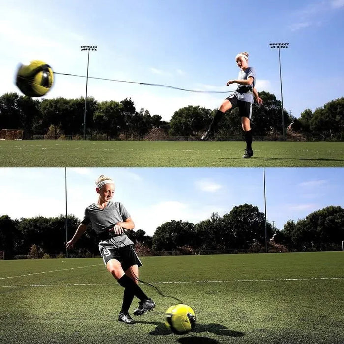 Adjustable Kids Soccer Trainer for Solo Practice