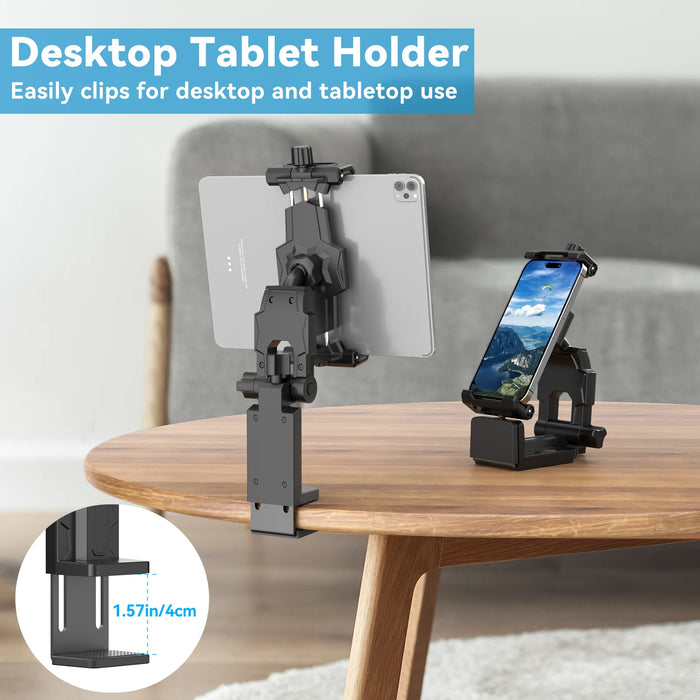 Adjustable Airplane Tablet Holder 360 Rotation