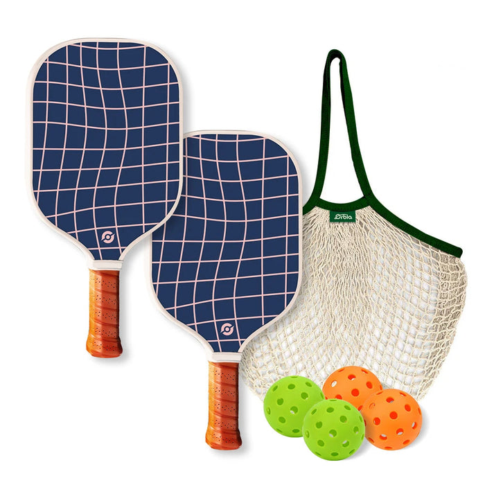 Kids Pickleball Paddle Set Glass Fiber 13Mm Pp Core Outdoor Sports