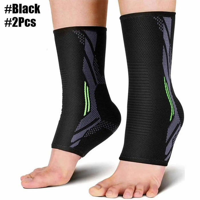 2 Pack Ankle Compression Sleeves For Joint Pain Relief