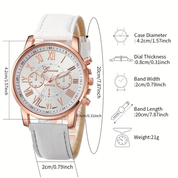 6 Piece Butterfly Watch Jewelry Set - Without Box