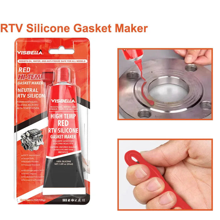 High Temp Rtv Silicone Gasket Maker Engine Sealant Repair Tool