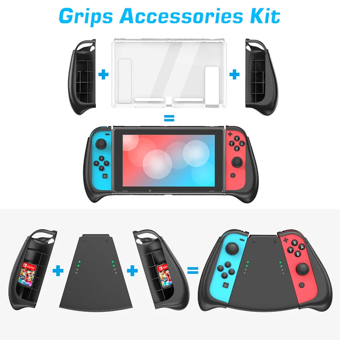 Switch Console Grip Ergonomic Design