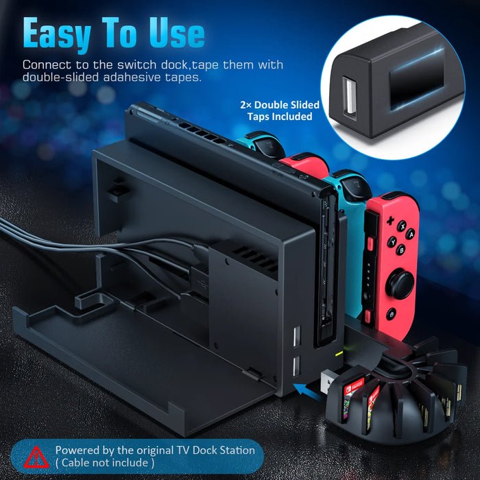 Fast Charge Dock For Nintendo Switch Controllers