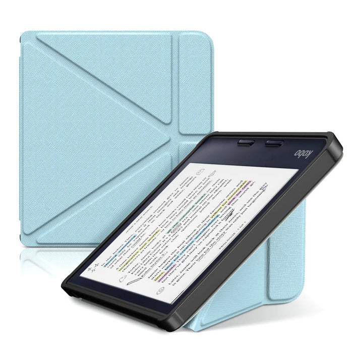 For 7" Kobo Libra Colour 2024 Slim Premium Pu Leather Sleeve Stand Case Supports Auto Sleep