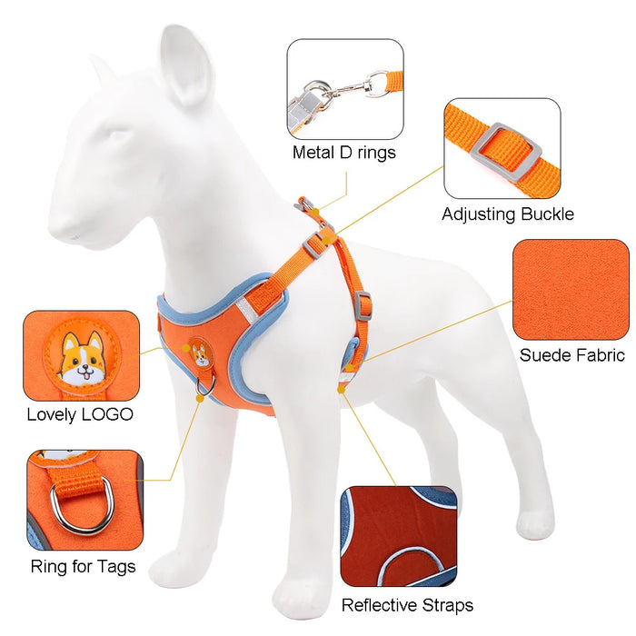 Reflective Vest Harness For Small Pets