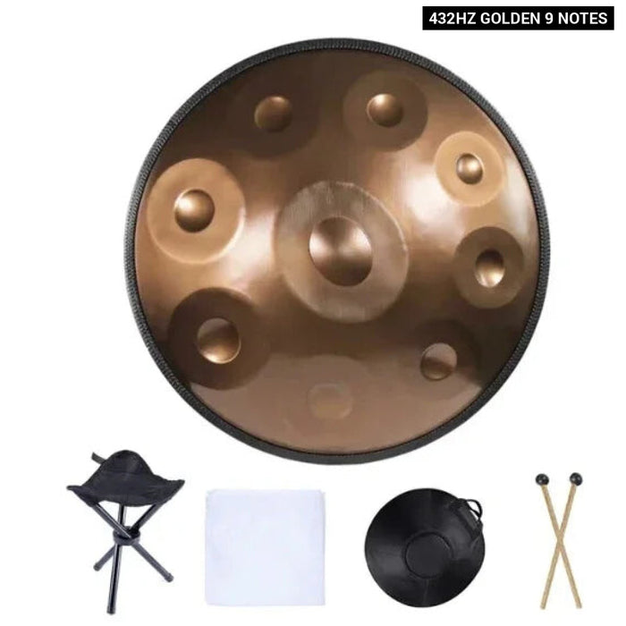 9/10/12/14 Tone 22 Inches 432Hz 440Hz D Minor Steel Tongue Handpan Drum For Yoga & Meditation