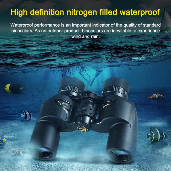 8X30 High-Definition Portable Binoculars Low Light Night Vision Waterproof Concert Telescope