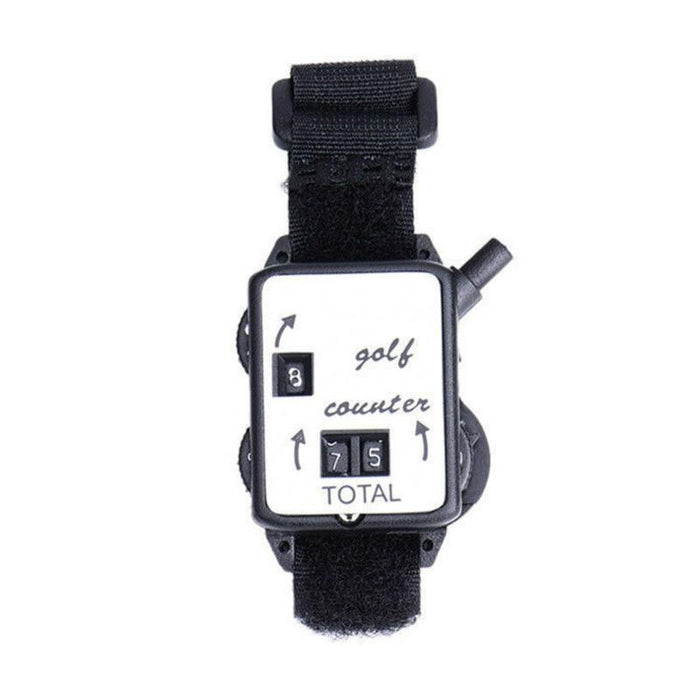 Portable Golf Manual Watch Appearance Counter Black