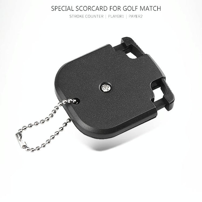 Square Golf Scoring Device Double Dial Counting Device