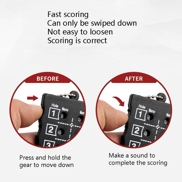 Golf Scoring Device 18 Hole Square Scoring Device