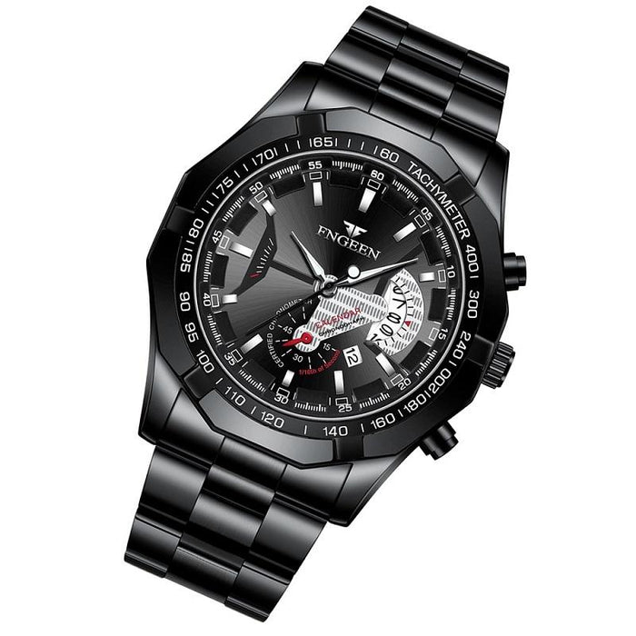 S001 Men Waterproof Calendar Watch