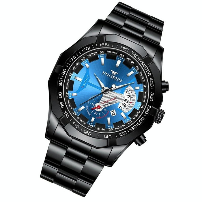 S001 Men Waterproof Calendar Watch