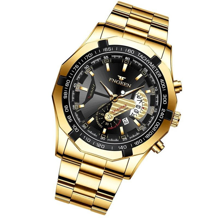 S001 Men Waterproof Calendar Watch