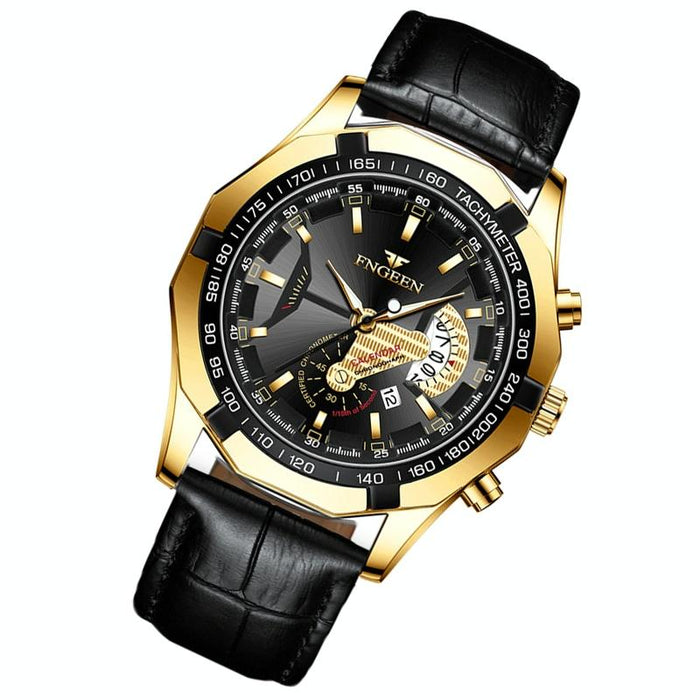 S001 Men Waterproof Calendar Watch