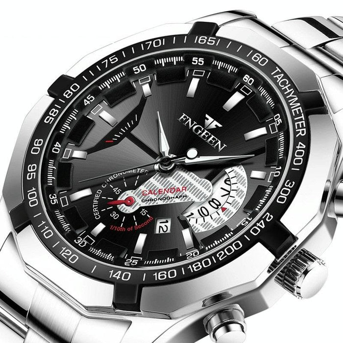 S001 Men Waterproof Calendar Watch