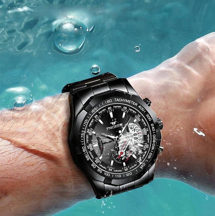 S001 Men Waterproof Calendar Watch