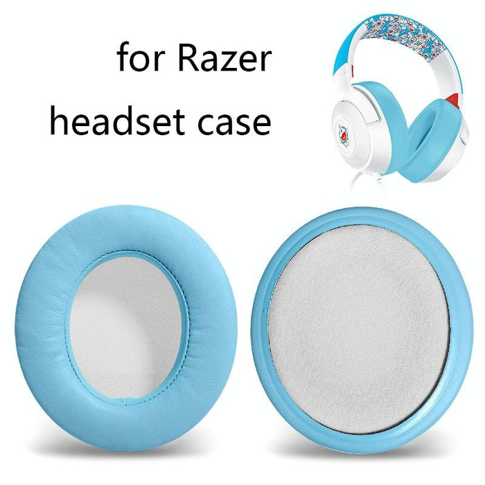 2 Pcs Headphone Sponge Case For Razer Standard - Head Beam Blue