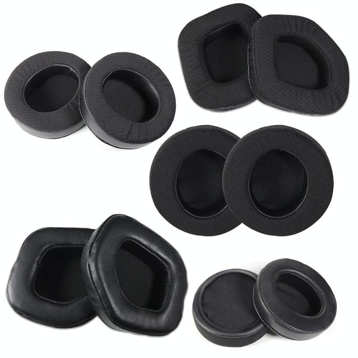 2 Pcs Headset Cover For Alienware - Aw988 Black Lambskin