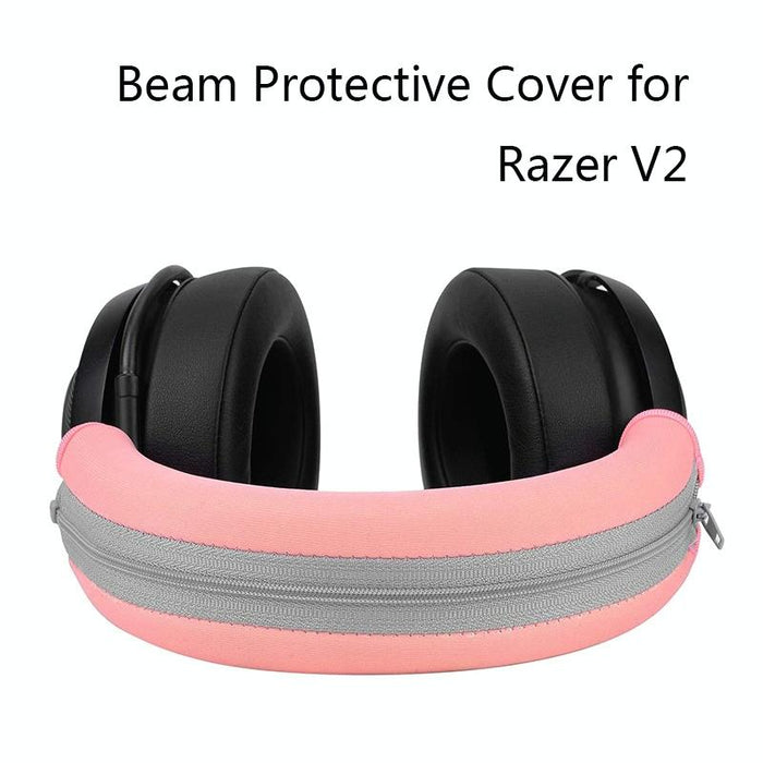 2 Pcs Headset Sponge Case For Razer Blackshark V2/V2X/V2Se - Head Beam Protective Cover White