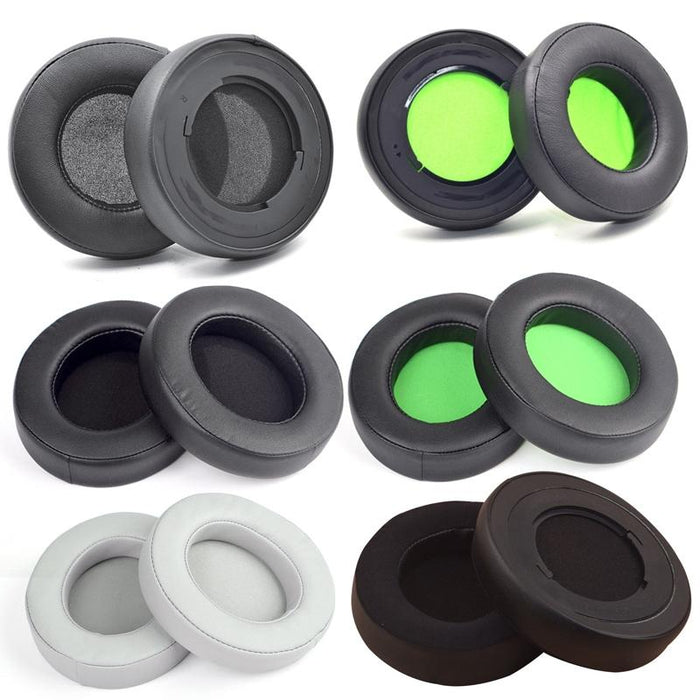 2 Pcs Headset Sponge Case For Razer Blackshark V2/V2X/V2Se - Ellipse Black