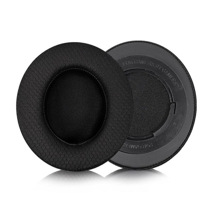 2 Pcs Headset Sponge Case For Razer Blackshark V2/V2X/V2Se - Ellipse Black Net Black Bottom