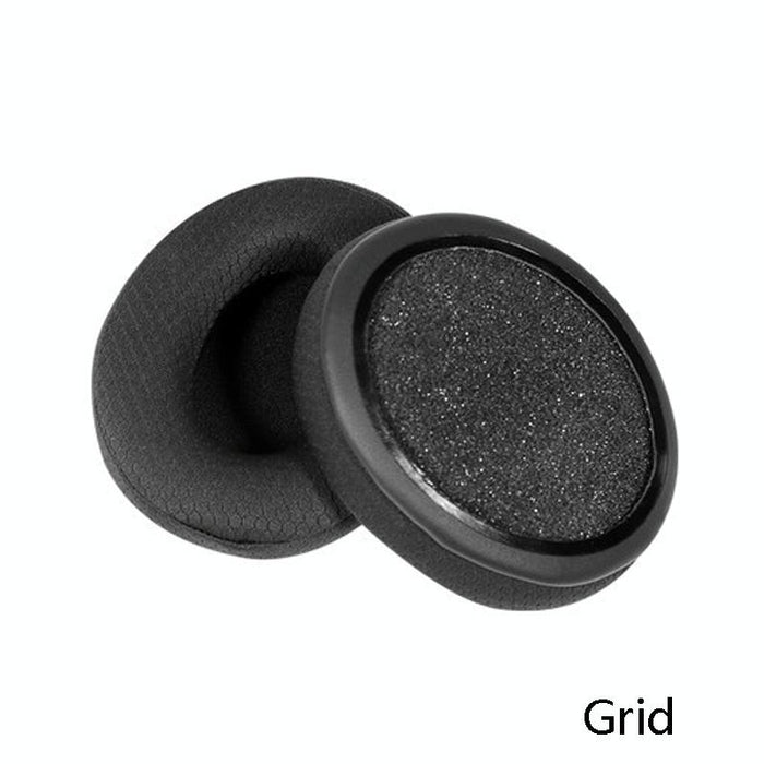 2 Pcs Headset Sponge Cover Ear Pad Leather Case For Kingston Cloud Silver Ii - Grid